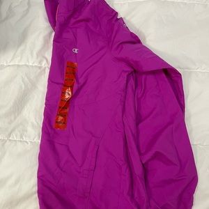 Champion jacket women purple medium